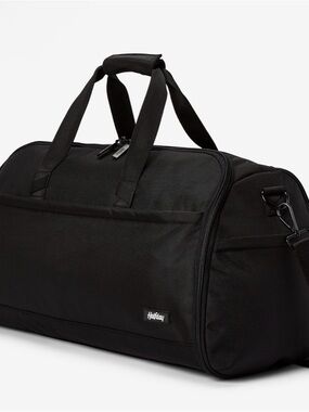 Black Travel Duffel Bag with Dual Carry Handles